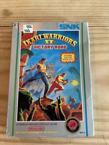 Ikari Warriors II Victory Road - NES Nintendo - CIB