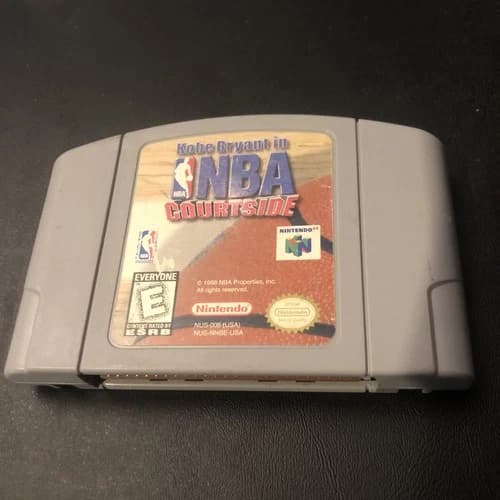 Kobe Bryant in NBA Courtside (Nintendo 64, 1998) Cleaned Tested Authentic N64