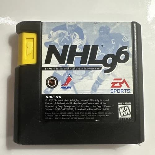 NHL 96 (Sega Genesis, 1995) Cartridge Only - Tested