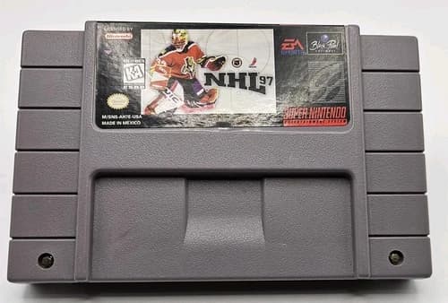 EA SPORTS NHL 97 Multiplayer Sports Game SNES NTSC-U/C 1996 ***Tested***