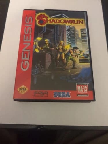 Shadowrun (Sega Genesis, 1994) Cib Manual Tested