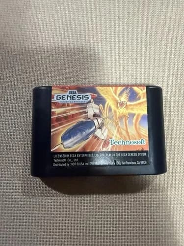 Vintage 1993 Thunder Force 3 III Sega Genesis Videogame Cartridge Only - WORKS!