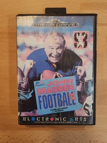 John Madden Football '93 - Sega Mega Drive - CIB Complete