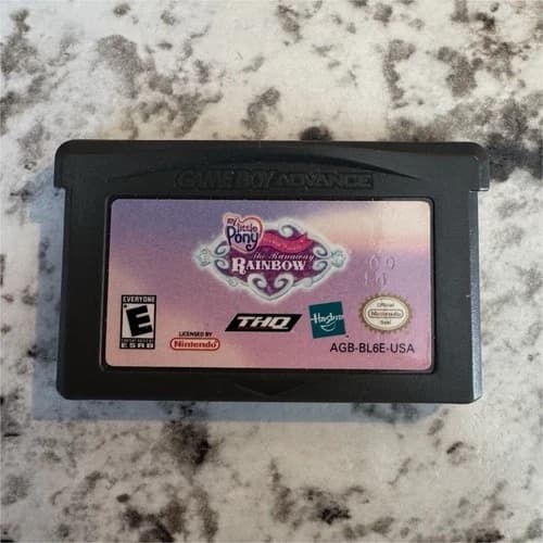 THQ My Little Pony Crystal Princess Runaway Rainbow Game Boy Advance NTSC-U/C E