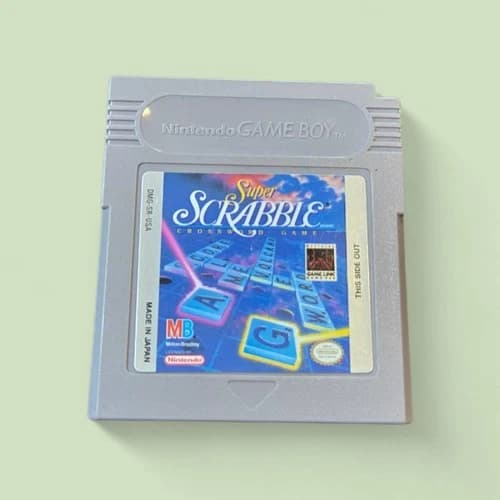 Super Scrabble Nintendo Game Boy Original Authentic Cartridge Tested Works