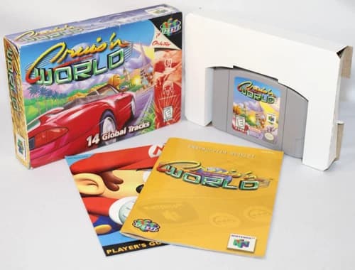 Cruis'n World N64 Nintendo 64 Complete CIB Authentic! Good Condition! Rare!