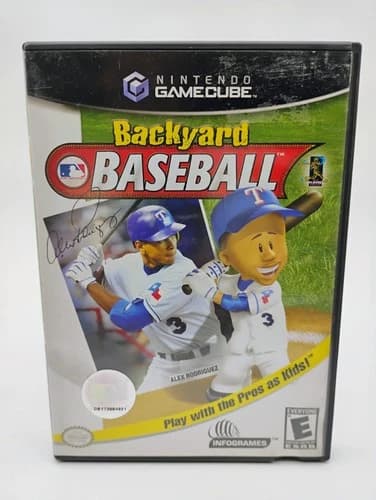 CIB Backyard Baseball (Nintendo GameCube, 2003) Complete - TESTED SEE PICS