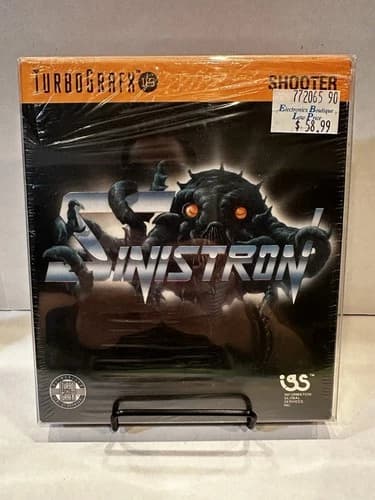 Sinistron Complete in Box! Turbografx 16 TG-16 CIB NEC DUO Hudson Soft IGS