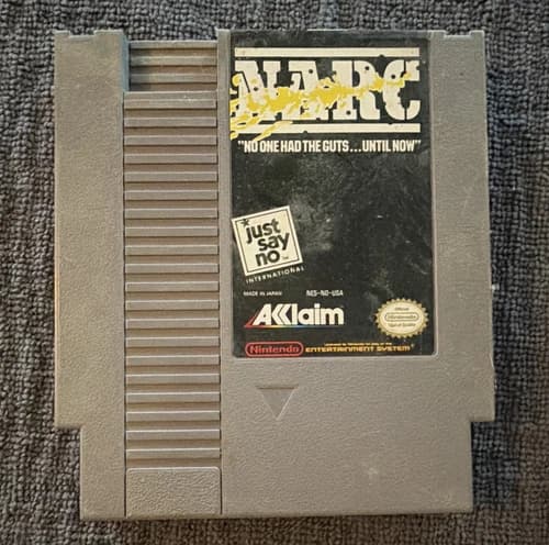 Acclaim NARC Nintendo NES Game Cartridge NTSC-U/C (US/Canada)