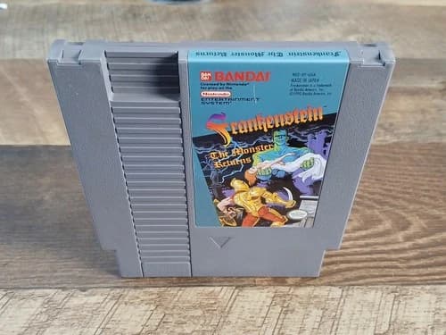 Frankenstein: The Monster Returns (Nintendo NES) Authentic - Game Only - Tested
