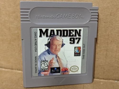 Madden NFL 97 for Nintendo Game Boy Tested & Working