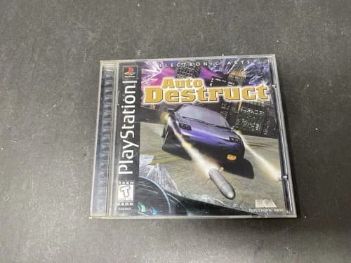 Auto Destruct (Sony PlayStation 1, 1998) Complete CIB PS1