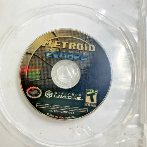 Metroid Prime 2 Echoes Nintendo GameCube 2004 Video Game Only