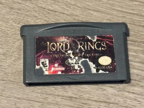 The Lord of the Rings Fellowship of the Ring Nintendo Game Boy Advance Authentic