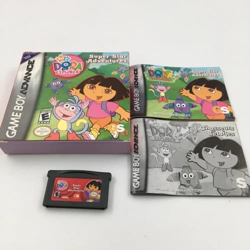 Dora The Explorer: Super Star Adventures Nintendo Game Boy Advance Complete CIB