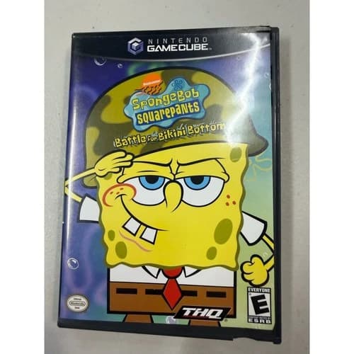 SpongeBob SquarePants Battle for Bikini Bottom Nintendo GameCube NGC THQ 2003