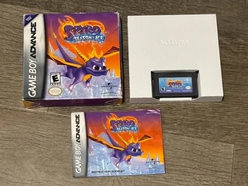 Spyro Season of Ice Nintendo Game Boy Advance GBA Complete CIB Authentic
