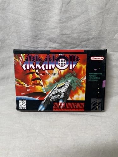Arkanoid Doh It Again SNES - CIB, Tested!