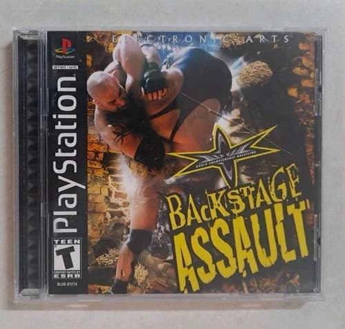 WCW Backstage Assault (Sony PlayStation 1, 2000) PS1 CIB Complete
