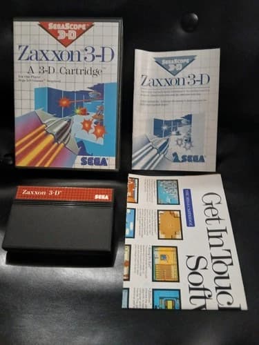 # Zaxxon 3-D (Sega Master System) Complete CIB Tested