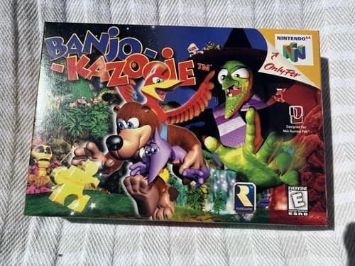 Banjo-Kazooie. CIB N64 Nintendo 64. Tested. Authentic. Very Very Good.