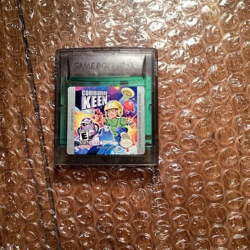 Commander Keen (Nintendo Game Boy Color, 2001) Authentic GameBoy Cartridge Only