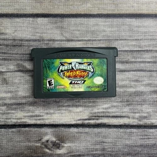 Power Rangers Wild Force Nintendo Game Boy Advance GBA Authentic Tested