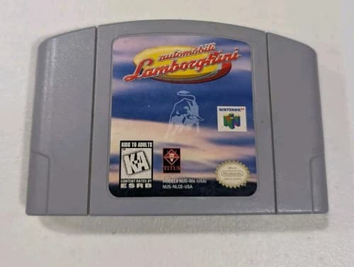 Automobili Lamborghini (Nintendo 64 N64) Authentic Game Cart Only - Tested