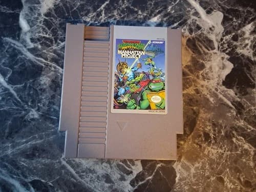 Teenage Mutant Ninja Turtles III: The Manhattan Project NES Authentic Tested
