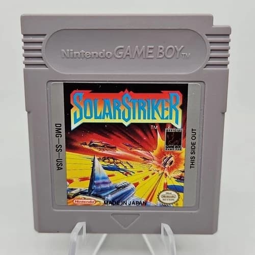 SolarStriker (Nintendo Game Boy, 1990) Tested Authentic