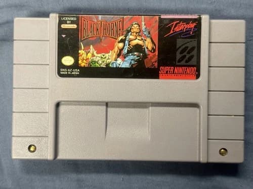 Blackthorne -Super Nintendo- 1994 SNES Tested Authentic Cartridge Only