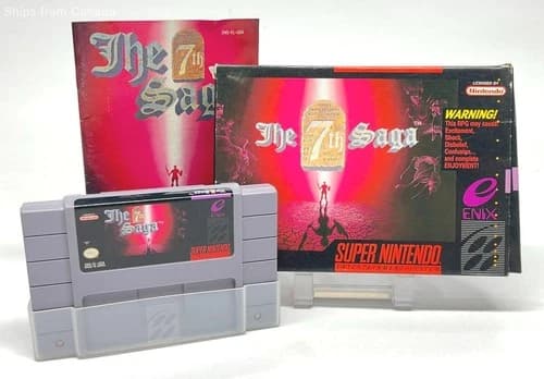 The 7th Saga - Super Nintendo Entertainment System SNES (CIB)