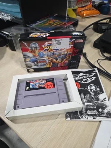 Sonic Blast Man (SNES, 1992) CIB Manual Tested
