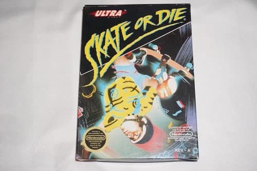 Skate or Die 1 (Nintendo NES) Complete in Box CIB