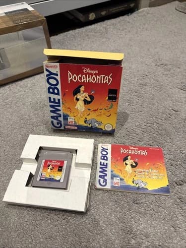 Disneys Pocahontas - Nintendo Game Boy DMG Game - Boxed Complete