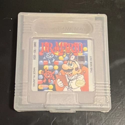 Nintendo Dr. Mario Game Boy NTSC-U/C Multiplayer Game Link Compatible Puzzle