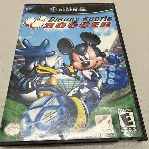 Disney Sports Soccer Nintendo GameCube 2002 Tested Working CIB **READ**