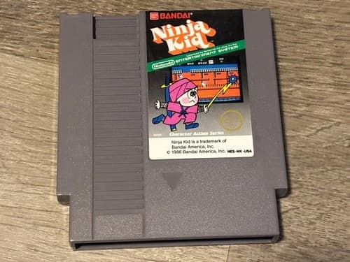 Ninja Kid Nintendo Nes Cleaned & Tested Authentic