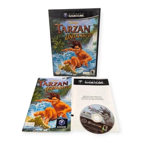 Disney Tarzan Untamed Nintendo GameCube GCN 2001 CIB Complete Ubisoft