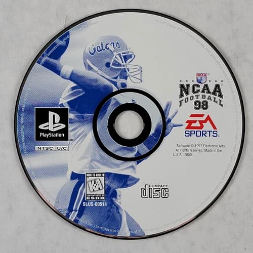 NCAA Football 98 - Loose Sony PS1 Playstation 1 Disc