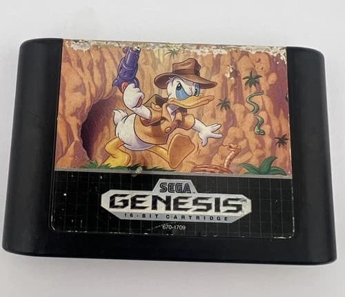 QuackShot Starring Donald Duck (Sega Genesis, 1991) *Cart Only* Authentic Tested
