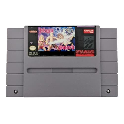 Magic Sword SNES 1992 With Video OEM Authentic Tested Super Nintendo Capcom