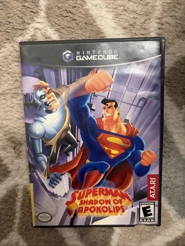 Superman Shadow of Apokolips Nintendo GameCube Complete Edition
