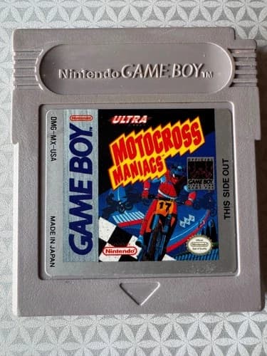 Motocross Maniacs (Nintendo Game Boy, Gameboy) Authentic Tested & Working!
