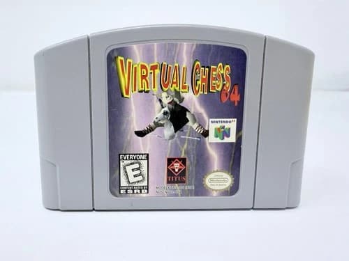 Virtual Chess 64 (Nintendo 64, N64) TESTED & WORKS
