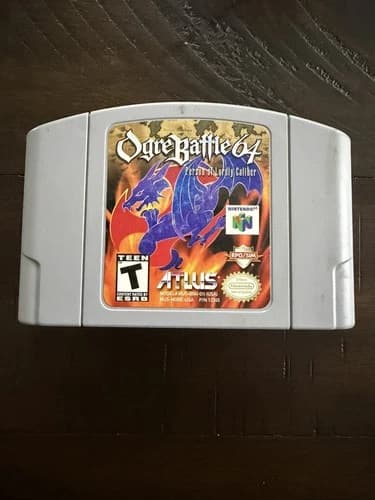 Ogre Battle 64: Person of Lordly Caliber (Nintendo 64 2000) N64 Authentic Tested