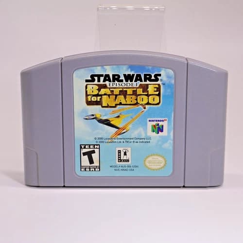 Star Wars Episode I Battle for Naboo (N64) Loose Cart Only - Auth Good Cond