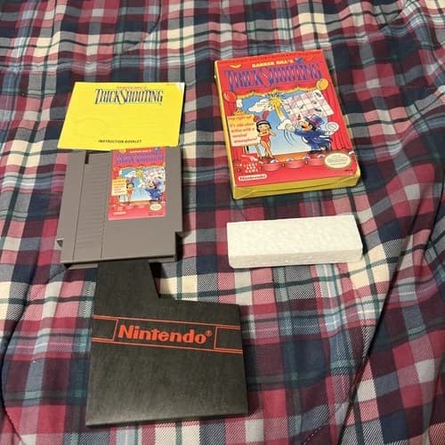 Barker Bill's Trick Shooting - (Nintendo NES Game) Complete CIB - Authentic