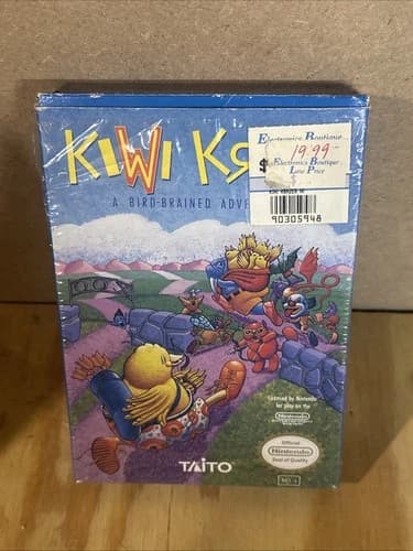 Kiwi Kraze Nintendo NES Cartridge 1991, Tested Working