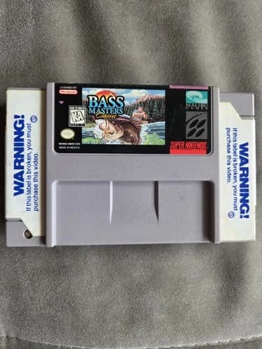 Snes Bass Masters Classic Us Ntsc Version Module Only